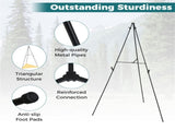 6 Pack Metal Tripod Display Easels with Carry Bags, Adjustable Height Art Easel Stands for Wedding 65676190