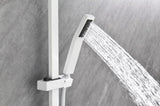Wall mounted waterfall shower system with hand shower, sliding bar W2287P294324