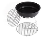Brand 10" Portable Camping Charcoal Grill with Cooler Bag, Black, Nylon 68445683