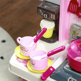 ZNTS Complete Kitchen Set for Kids,33 Accessories & Storage 70450520