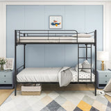 Twin over Twin Bunk Bed, Metal Frame with Ladder W84034154