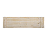 U_Style Luxury Multi-Functional MDF Sideboard Handwoven Wood Slat Doors, Tiered Stepped Design & N711P269061O