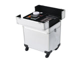 4-in-1 Draw-bar Style Interchangeable Aluminum Rolling Makeup Case Silver 59019860