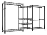 Wire Garment Rack Heavy Duty Clothes RackCloset Organizer Metal Garment Rack Portable Clothes 09771195
