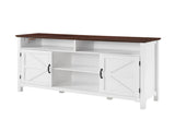 58" Farmhouse Sideboard Buffet Cabinet with Hinged Barn Doors, Kitchen Storage Cabinet with 38117416