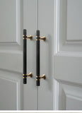 ZNTS T Bar Drawer Knobs Closet Pulls Kitchen Cabinet Door Handles Black Gold 08176915