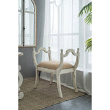 30.7x15.7x30.7" Harlow Bench, Farmhouse/French Country Style Vanity Chair W2078P186142