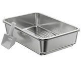 Stainless Steel Enclosed Litter Box for Cats 51894175