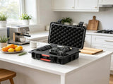 Weatherproof Hard Case with Pre-cut Foam, Heavy Duty Protective Dry Box with Retractable Pull 58994450