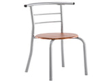 Brown Wood Grain PVC Breakfast Table 53152587