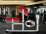 Heavy-Duty Red Vertical Leg Press Machine with Adjustable Leg, Back & Head Positions, 1" Standard 71365973