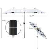 Outdoor beach umbrella /Double-sided Umbrella 83590773
