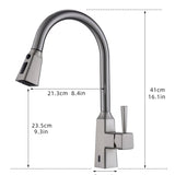 Touchless Kitchen Faucet,Hands Free Automatic Smart Kitchen Faucet W1932P149032
