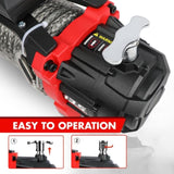 ZNTS X-BULL Winch-13500 lb. Load Capacity Electric Winch -12V DC Power for Towing Truck Off Road, 2 in 1 W1218101919