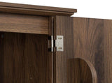 71" Tall Kitchen Pantry Cabinet with 3 Pull Out Cabinet Organizers, Farmhouse Embossed Texture 64134136