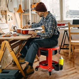 Workshop Creeper Seat with Removable Padded Seat and Drawers 41748675