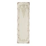 Set of 3 Large White Wall Art Panel, Rectangle Wall Sculpture, Wall Dcor for Living Dining W2078130260