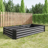 ZNTS Raised Garden Bed Outdoor, 6×3×1ft , Metal Raised Rectangle Planter Beds for Plants, Vegetables, and 48218815