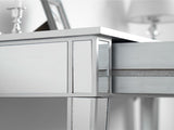 Mirrored Makeup Table Desk Vanity for Women with 2 Drawers 52698574