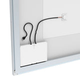 32x40 inch LED Bathroom Vanity Mirror Wall Mounted Adjustable White/Warm/Natural Lights Anti-Fog W708P176758