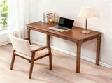 Solid Wood Desk with Drawers, Standing Desk with Smooth Edges, Home Office Desk for Small Spaces, 41863372