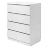 ZNTS [FCH] Wood Simple 4-Drawer Dresser White 89025361