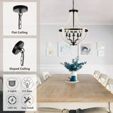 Modern White Solid Wood Chandeliers W2738P242328