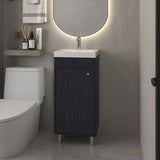 Waterford Vanity Sink, Bathroom, Black B092P329252