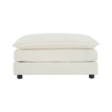 Chenille Fabric Ottomans Footrest to Combine with 2 Seater Sofa, 3 Seater Sofa and 4 Seater Sofa, W714P152264