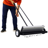 24'' Rolling Magnetic Pick-Up Sweeper, Heavy Duty Push-Type with Release, for Nails Needles Screws W46577094