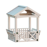 Outdoor Playhouse for Kids, Wooden Playhouse, Backyard Playhouse with bench and door W2992P246443