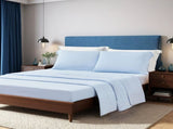3-Piece King Cooling 3pc Sheet Set,Ice Blue B035P408427