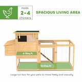 ZNTS Wooden Chicken Coop 21111125