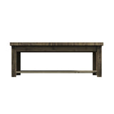 48 inch Coffee Table, No Assembly Required, Barnwood Finish GL-B108131548
