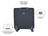 (2024) Two-piece suitcase suitcase set Oxford trolley case without password lock universal wheel 82210682