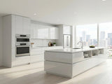 3/4 in. x 48 in. x 9 ft. Square Edge High Gloss Piano White Decorative MDF Boards B2763P495769
