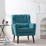 Modern Accent Chair Upholstered Foam Filled Living Room Chairs Comfy Reading Chair Mid Century W1028P162721