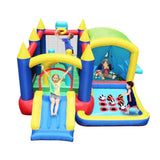 7 in 1 Inflatable Bounce House, Bouncy House with Ball Pit for Kids Indoor Outdoor Party Family Fun, W1677109362