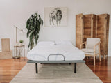 Omne Sleep 8" Memory Foam Mattress Twin XL in White/Light Blue B04758769