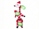 9.2 FT Hanging Christmas Inflatable with 3 Climbing Santas & Gift Bags, Built-in LED Lights Blow Up 57707693