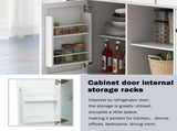 Kitchen Cart with Rubber wood Drop-Leaf Countertop ,Cabinet door internal storage racks,Kitchen 57726272