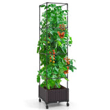 67 inch garden bed with trellis 25074898
