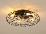 15.7'' Low Profile Bladeless Ceiling Fan with Lights Kit and Remote 6 Wind W3775P385462