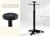 Adjustable Underhoist Support Jack Stand, 1654 LBS Max Load Triangular Base Hoist Support Stand with 58443389