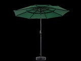 14.8 Ft Double Sided Outdoor Umbrella Rectangular Large with Crank W640P234562