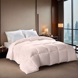Pink plus-size comforter for all seasons, perfect for cozy bedrooms, luxurious hotel rooms, single, 73094980