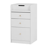 Small Vanity Desk with Mirror - White Makeup Vanitys Set Make up Table with Chair, Drawers, Mini 04096982