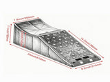 Single Auto Service Ramp , 5.5" Elevation Vehicle Tire Ramp for Routine Maintenance 50404948