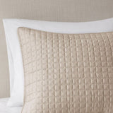 3 Piece Reversible Quilt Set Khaki King/Cal King B035128993