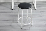 WHITE adjustable tempered glass drafting printing table with chair W347119824